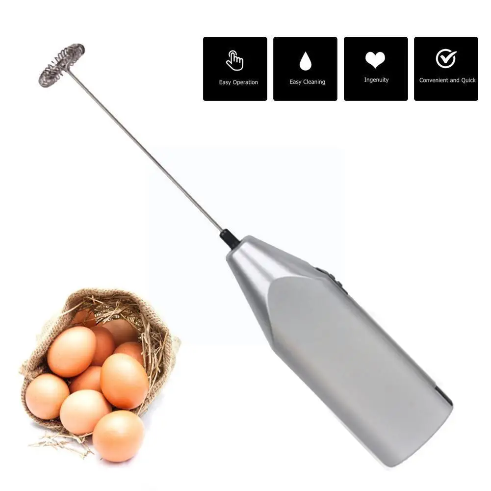 

Milk Frothers Electric Handheld Blender Kitchen Egg Beater Mini Coffee Maker Whisk Mixer For Coffee Cream Frother Foamer T4J2