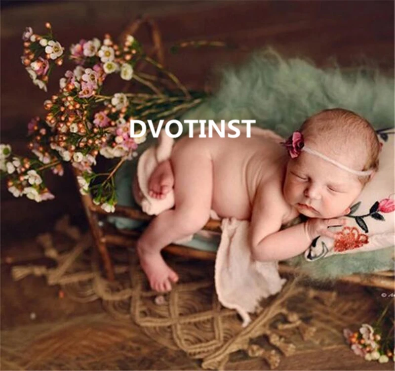 Dvotinst реквизит для фотосъемки новорожденных Детская фотография Ретро пеньковые