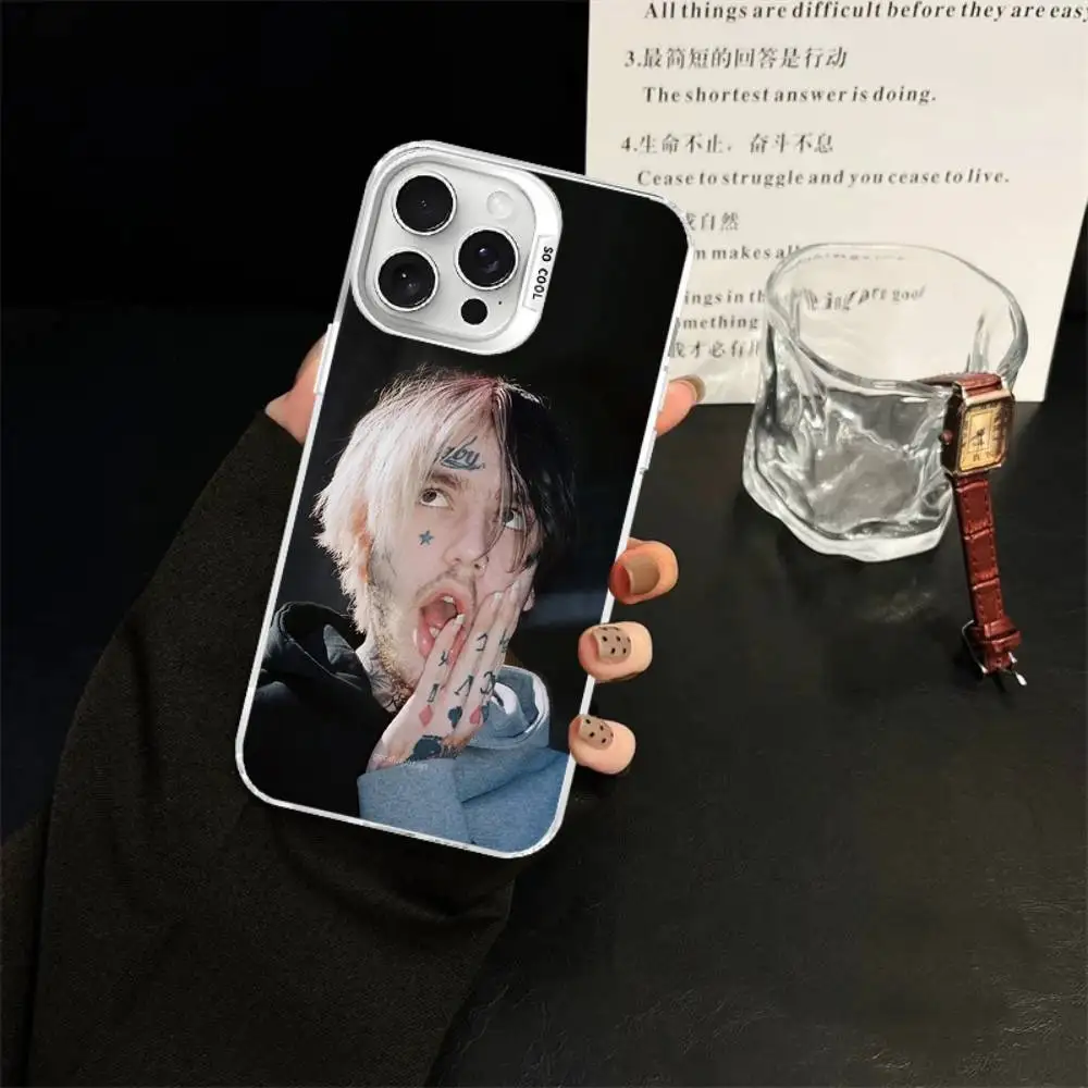 Фото Чехлы для телефонов Lil Peep Hellboy Love Rapper для iPhone 17, 16e, 15, 14, 13, 12, 11 Plus, Pro, Max, ProMax, красочные накладки №5