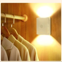 2022 news night light wardrobe aisle corridor automatic led light wireless intelligent human body induction bedroom light