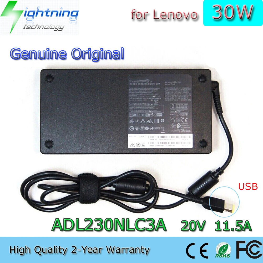 Новый оригинальный адаптер переменного тока для ноутбука Lenovo ThinkPad P17 Gen 1 P70 P72 P73 230