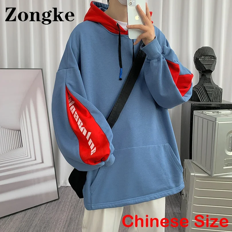 

Zongke Casual Hoodie Men Clothing Korean Fashion Streetwear Clothes For Mens Hoodies Harajuku Chinese Size 2XL 2022 Autumn New