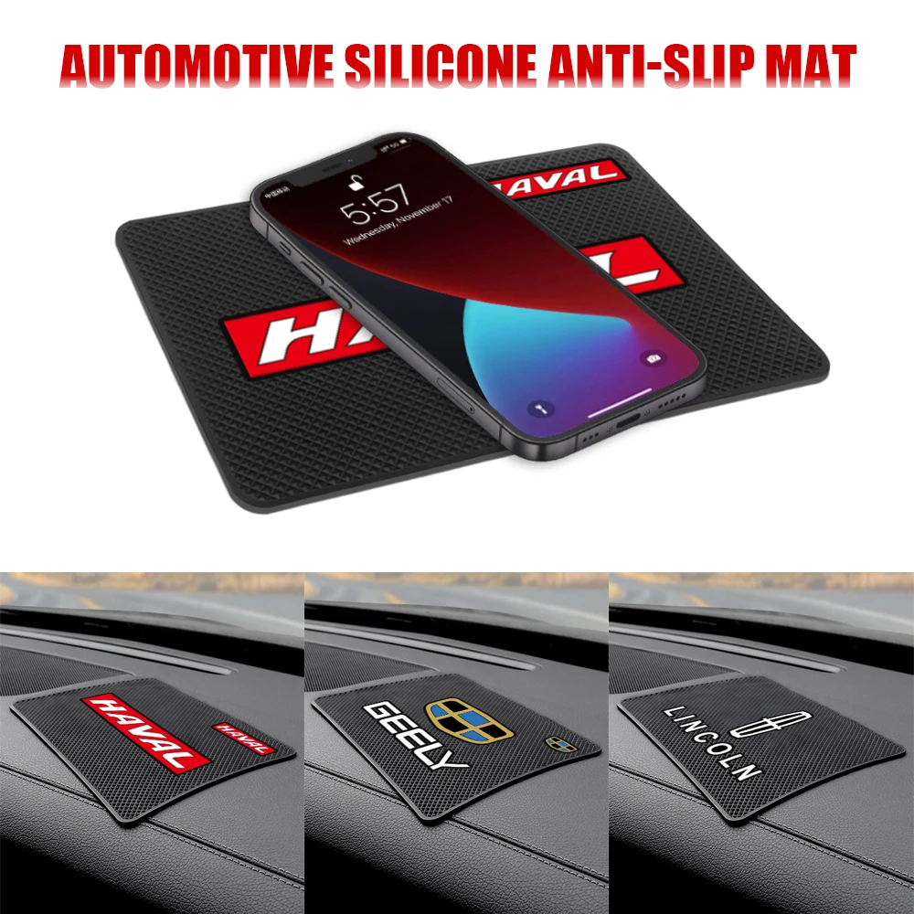 Автомобильный нескользящий коврик для приборной панели держатель