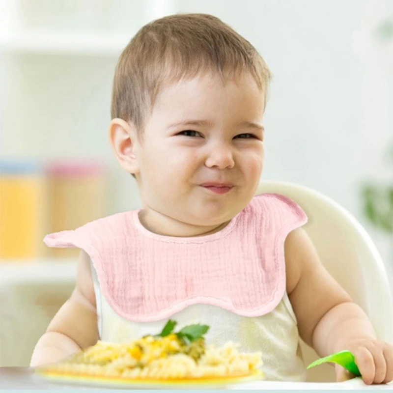 

B2EB Baby Bibs 3/5PCS Feeding Bib Flower Burp Cloth Handkerchief Infant Shower Gift