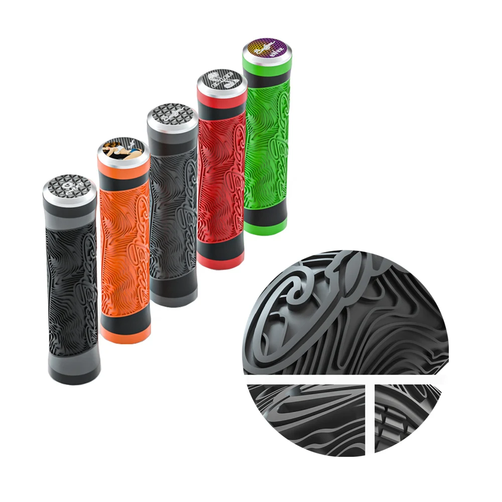 New Litepro Bicycle Grip Handle MTB BMX Road Mountain Bike Silicone Grip Soft Non Slip Silica Bicycle Handlebar Cover 1 pair