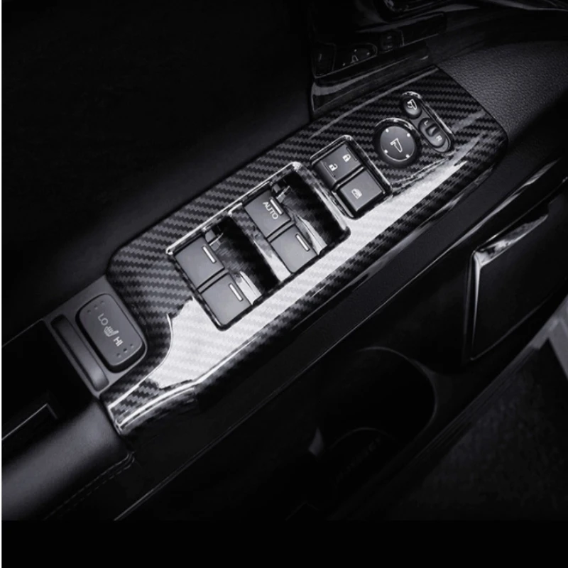 

Для Honda Odyssey 2018- 2022 ABS внутренний подлокотник двери автомобиля кнопка Подъема Окна крышка переключателя стеклянная панель управления крышка ...