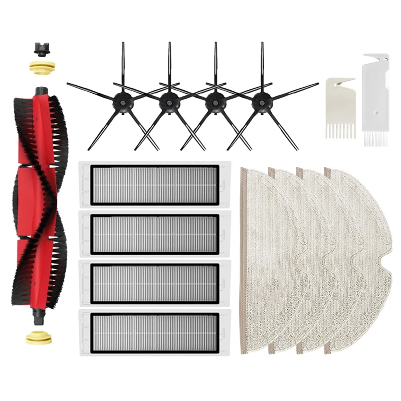 

Запчасти для швабры с основной боковой щеткой, комплект для пылесоса Xiaomi 1 S SDJQR03RR Roborock S5 Max S50 S51 S55 S6 Maxv