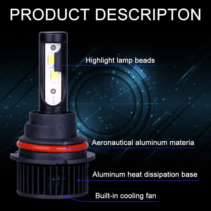 

Светодиодные лампы для автомобильных фар, 28 Вт, легкая в установке, высокая яркость, сильное рассеивание тепла, прочные автомобильные принадлежности, автомобильная светодиодная фара Ip68