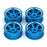 metal upgrade drift racing wheels with silver edge for wltoys 284131 k969 k979 k989 k999 p929 p939 mini q mini z rc car parts