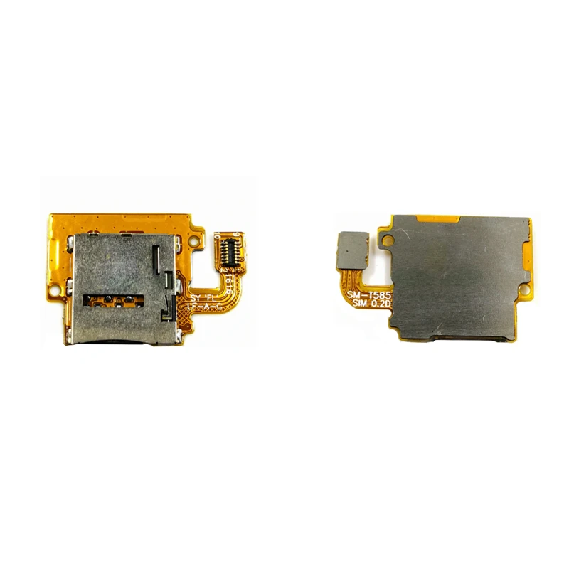 

1pcs SIM Card Reader Holder Tray Slot Flex Cable For Samsung Galaxy Tab A 10.1 T585 T587 Memory Socket Flex Cable