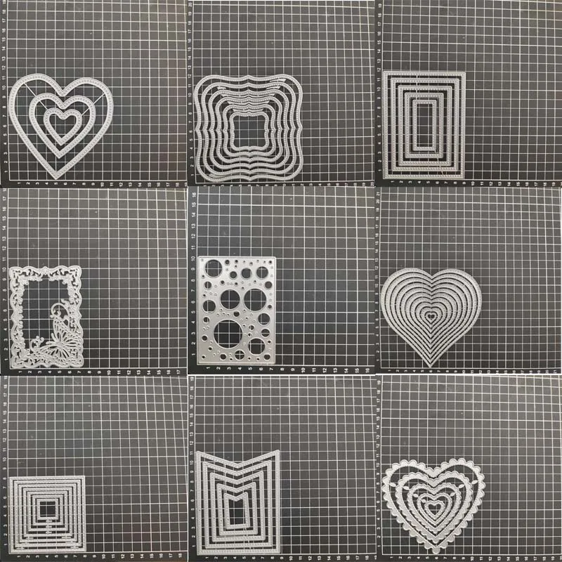 Базовая рамка металлический трафарет для вырезания альбом скрапбукинга