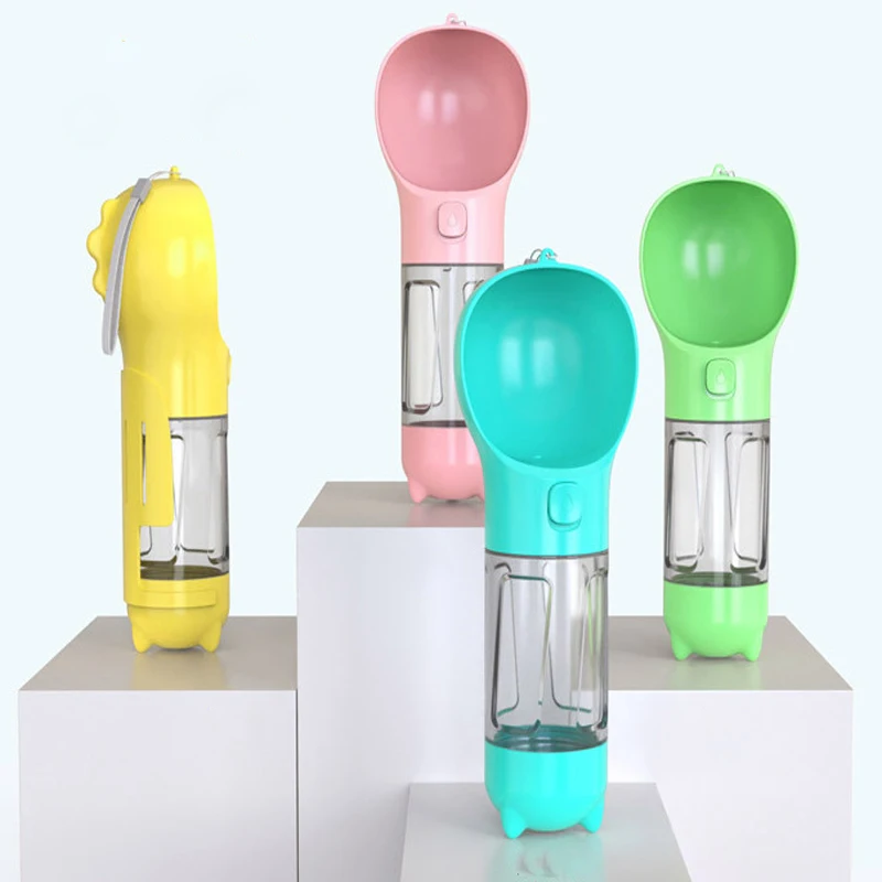 

1Pcs New Dog Drinker For Outdoor Travel Portable Multi-purpose Water Glass Jug Shovel Toilet Garbage Bag For Pet Supplies JJ520