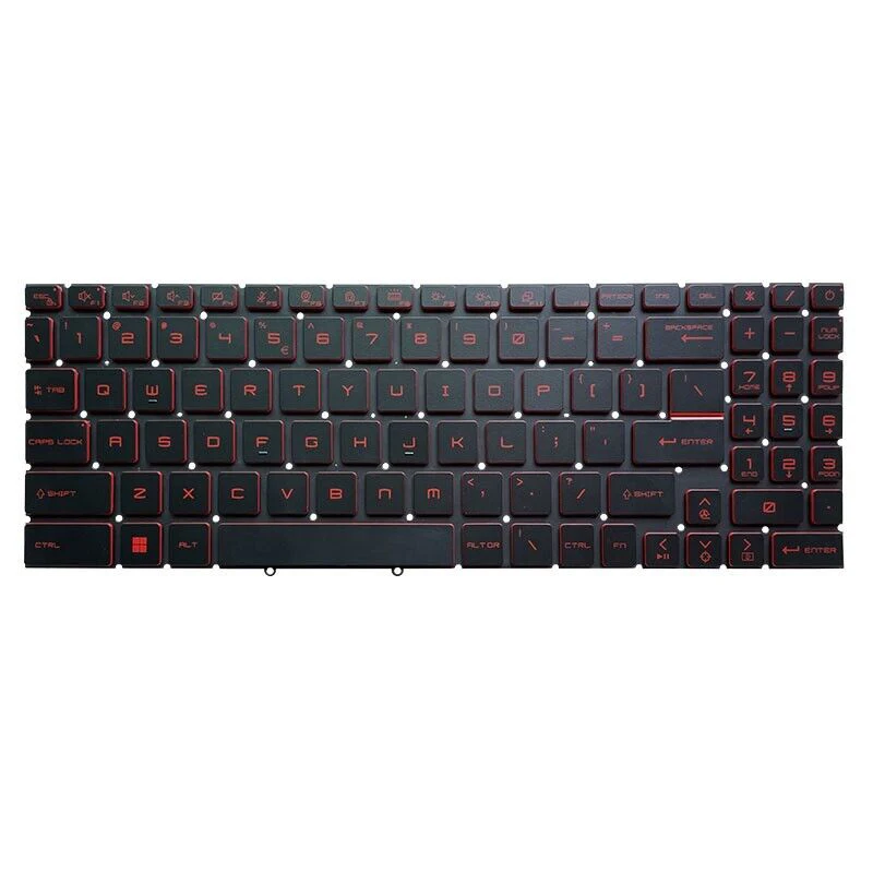 Английская клавиатура US для MSI Katana GF66 11SC 11UC 12UD 12UGS GL66 12UGK 12UEK 11UDK