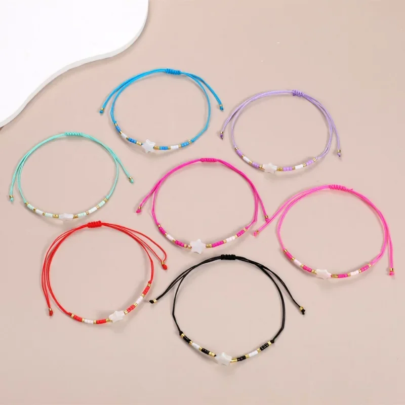 12 шт. богемные Многослойные Акриловые искусственные элементы новый регулируемый