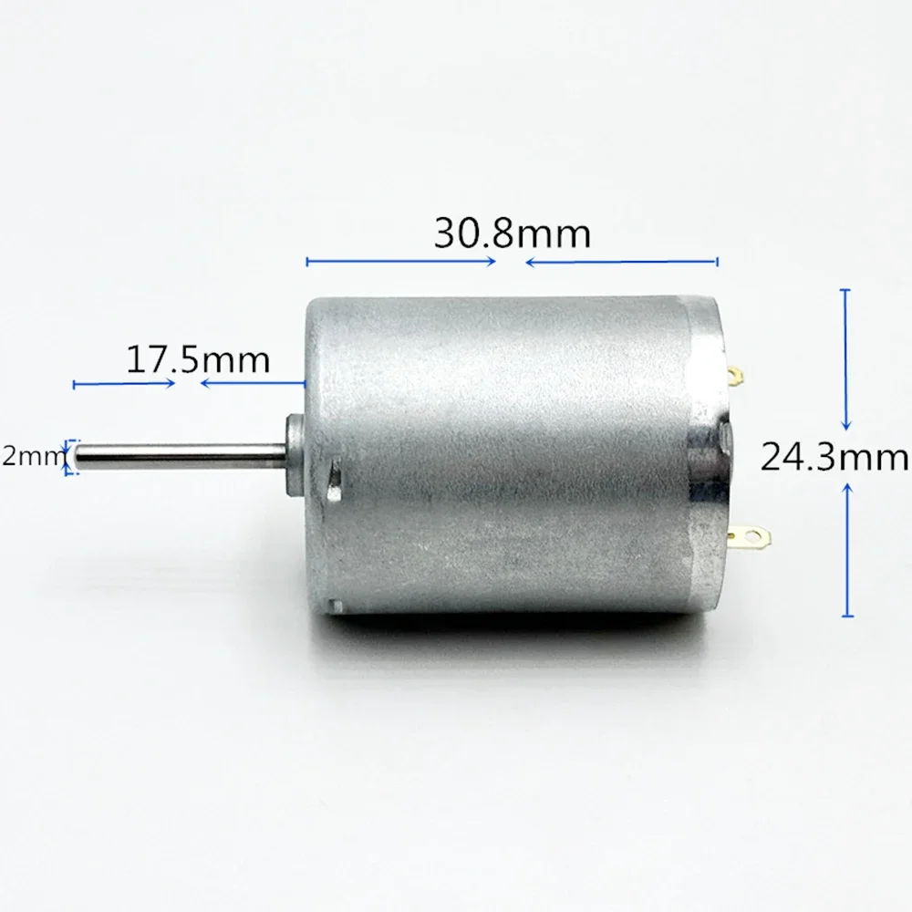 Мини-двигатель электрический с карбоновой щеткой постоянный ток 3 в-6 в 12700 об/мин