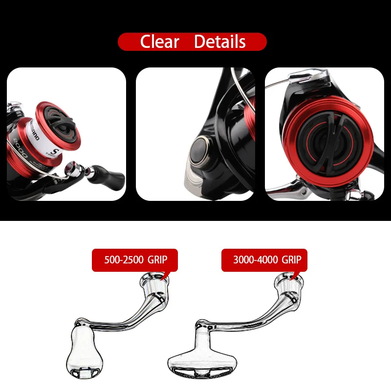 Original SHIMANO SIENNA FG 500 1000 2000 2500 2500HG C3000 4000 5.0:1 5.2:1 Gear Ratio 1+1 BB Saltwater Spinning Fishing Reel | Спорт и