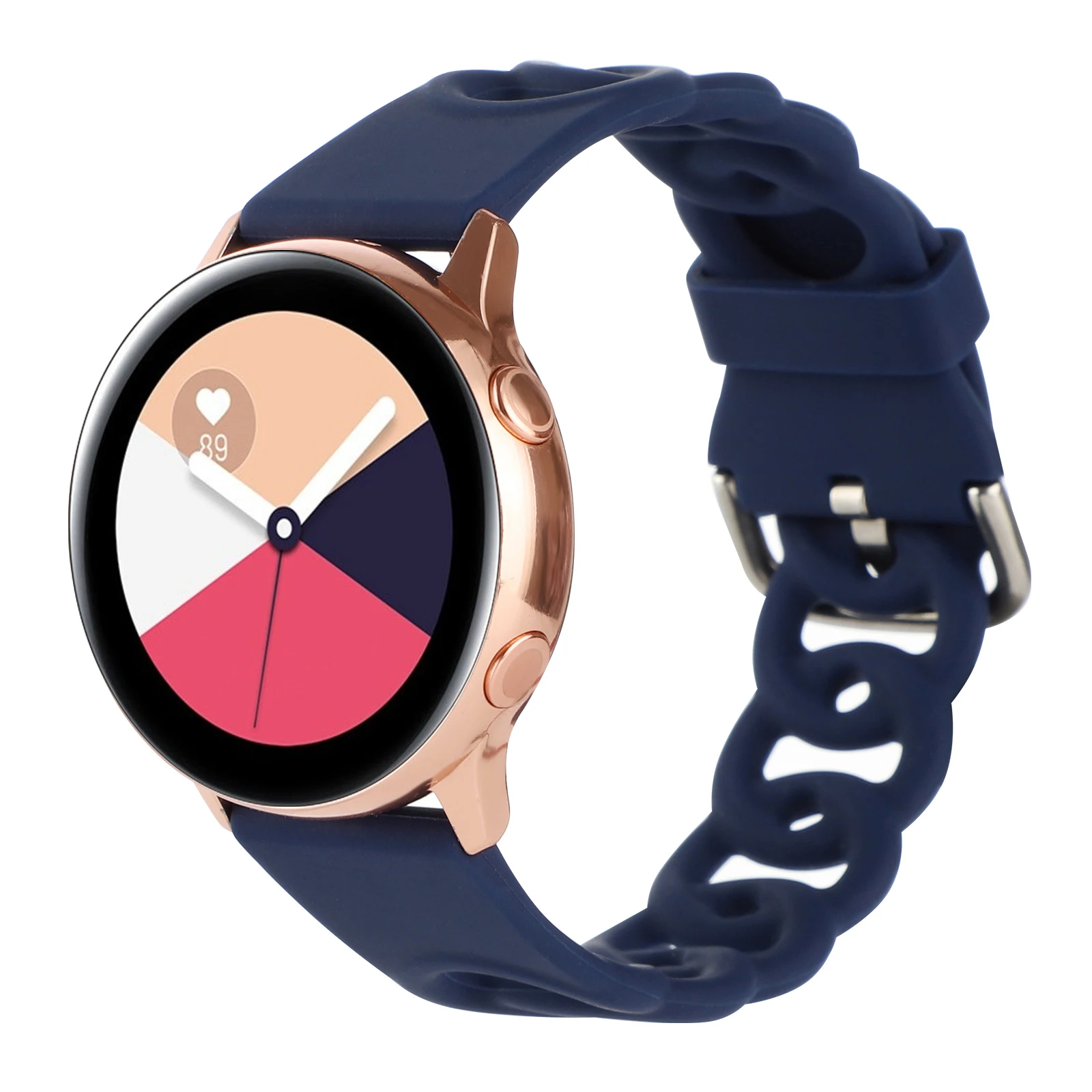 

Ремешок силиконовый для Samsung Galaxy Watch 4 3 41 мм 45 мм S3 42 мм 46 мм