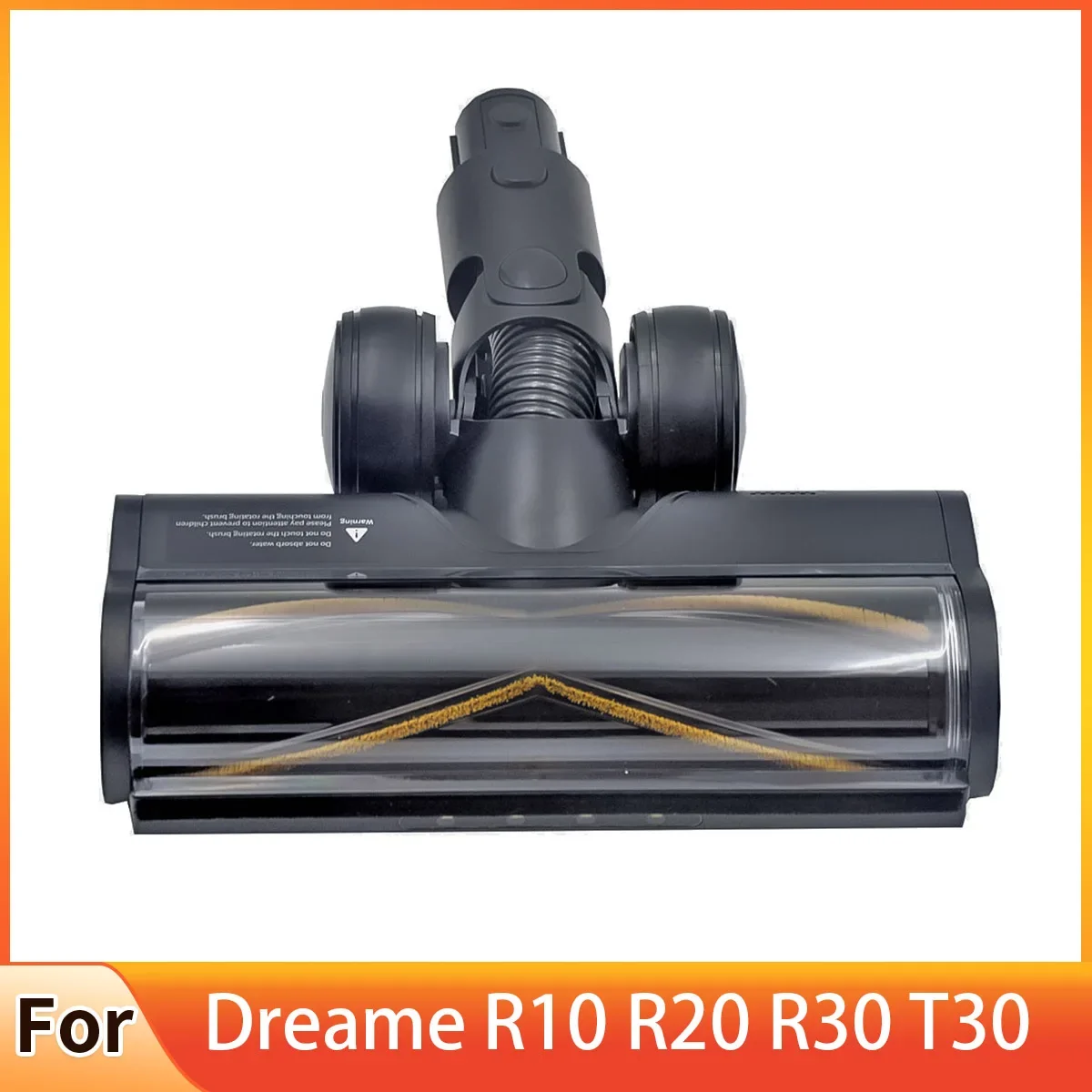 Обновленная вакуумная электрическая щетка для пола Dreame T30 R10 R30 R20, насадка для мягкой роликовой щетки со светодиодной подсветкой для пыли