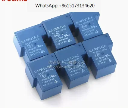 100 шт. 4PIN/5PIN/6PIN 30A реле 1 SLA-05VDC-SL-A SLA-09VDC-SL-A SLA-12VDC-SL-A SLA-24VDC-SL-A SLA-48VDC-SL-A