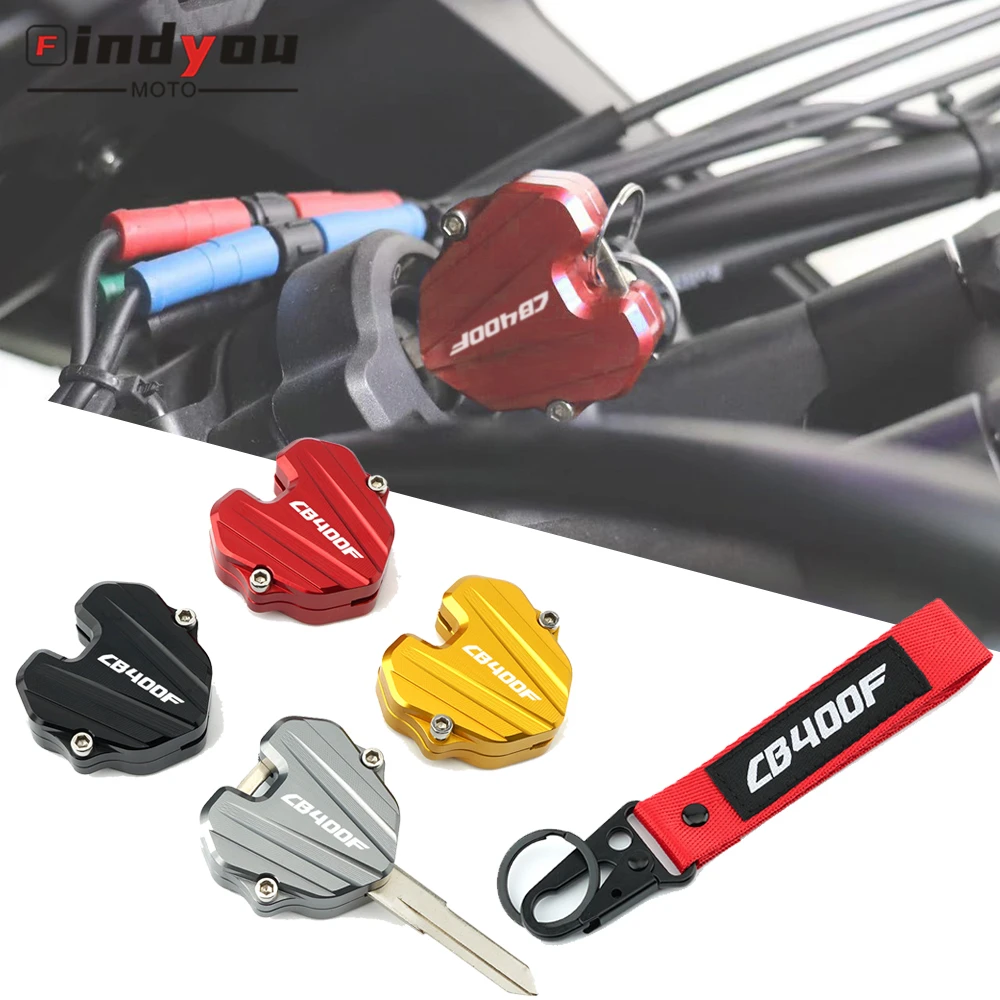 

Для Honda CB400F CB400 F CB 400F аксессуары для мотоциклов с ЧПУ чехол для ключей защита и вышивка значок брелок для ключей