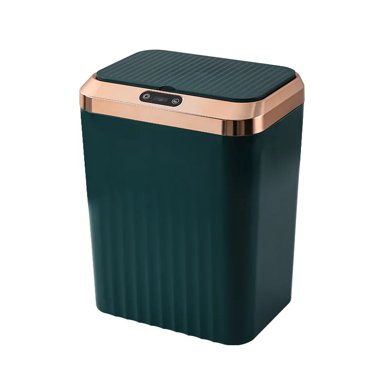 

Automatic Smart Trash Can Induction Living Room Kitchen Creative Smart Trash Can With Lid Bathroom Electric Poubelle Dustbin