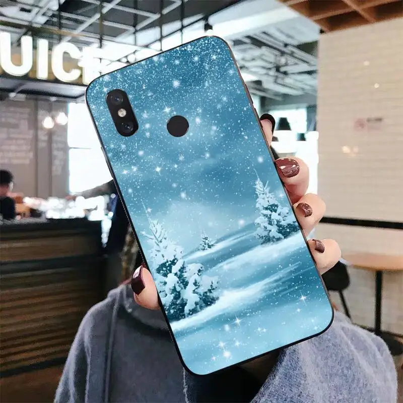 Чехол для телефона Зимний снег Xiaomi mi 5 6 8 9 10 lite pro SE Mix 2s 3 F1 Max2