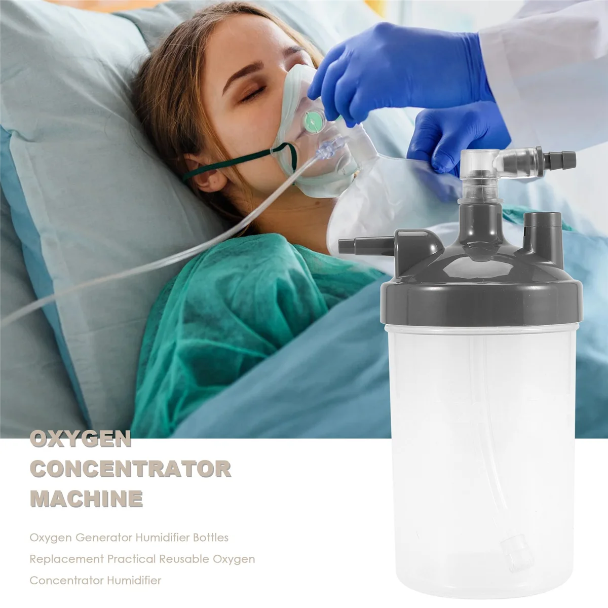 Кислородный генератор бутылки для увлажнителя Замена Практическая многоразовая