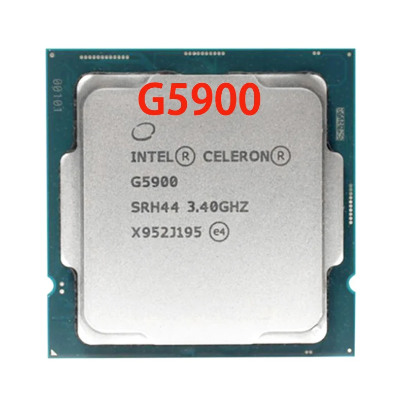 

Двухъядерный процессор Intel Celeron G5900, 3,4 ГГц, двухпоточный процессор, 2 Мб, 58 Вт, LGA 1200, подходит для материнских плат H410 и H510