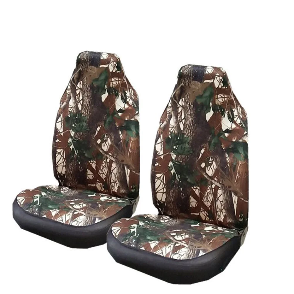 

Universal Camouflage Front Seat Cover Bucket Seat Cover Blanket Pad Protectors for Car SUV Truck