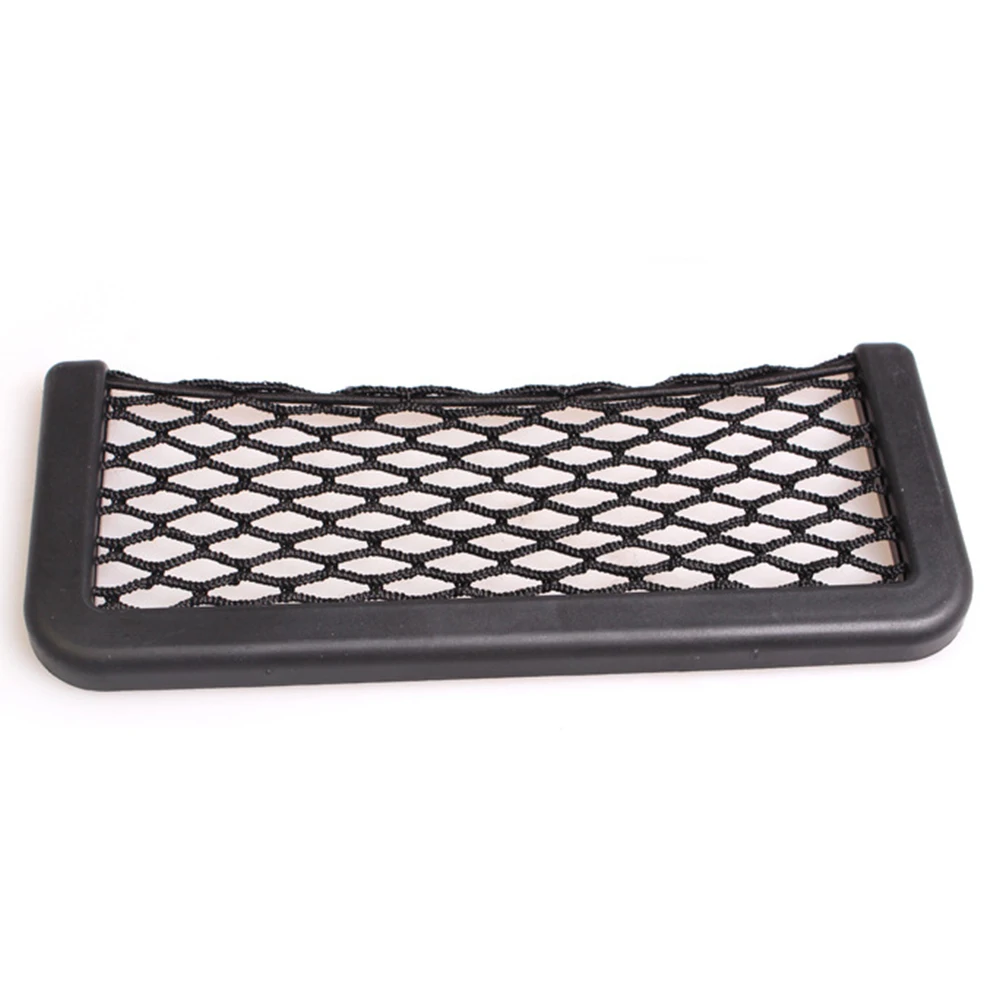 

Универсальный автомобильный органайзер, сетчатая сумка для хранения, сетчатый карман, держатель для мобильного телефона, автоаксессуары, многофункциональный сетчатый карман для хранения