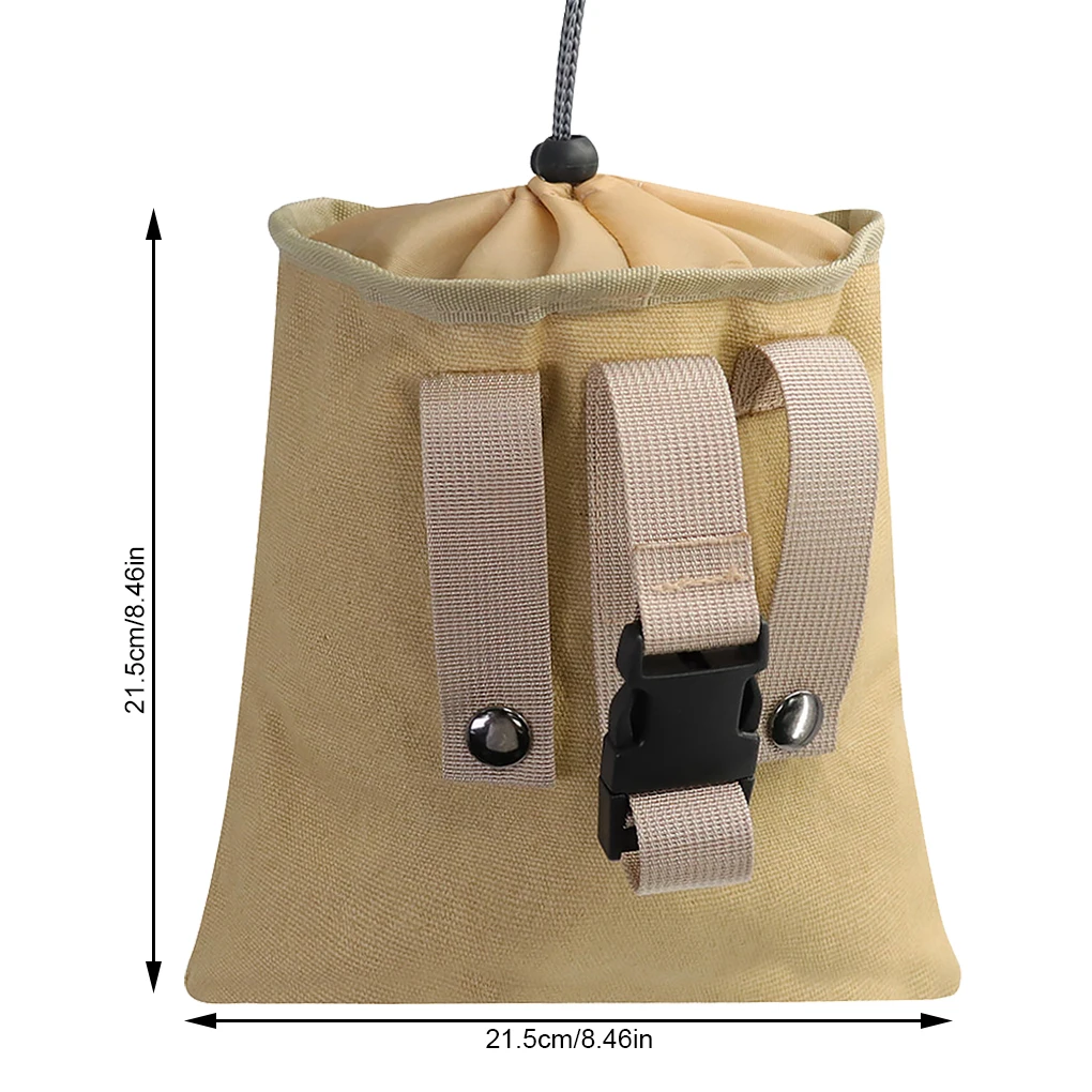 

Portable Foraging Bag Belt Folding Canvas Hanging Fruits Picking Gathering Pouch Outdoor Camping Organizer Pack