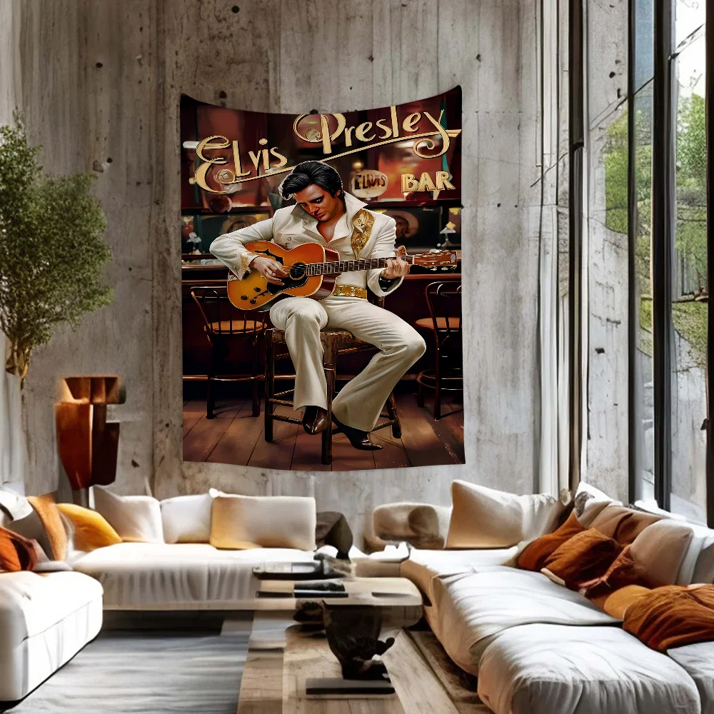 Большой настенный гобелен с принтом E-Elvis Presley подвесной Таро хиппи настенные