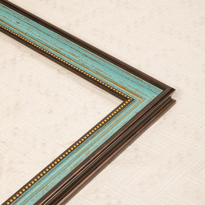 

American Style Vintage Painting Frame Rectangular Family Tree Photo Canvas Frame Wall Art Porta Retratos Para Foto Home Decor