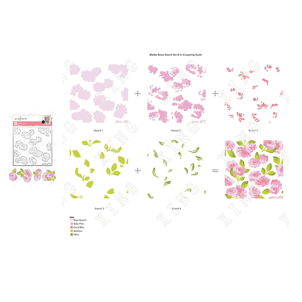 

2022 Spring New Paper Craft Knife Mould Blobby Roses Metal Cutting Dies and Stencils Diy Embossing Scrapbooking Diary Decoration