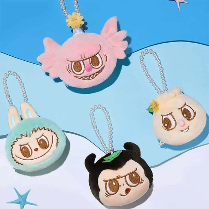 Подлинные Labubu монстры Женская Серия искусственная аниме фигурка плюшевая