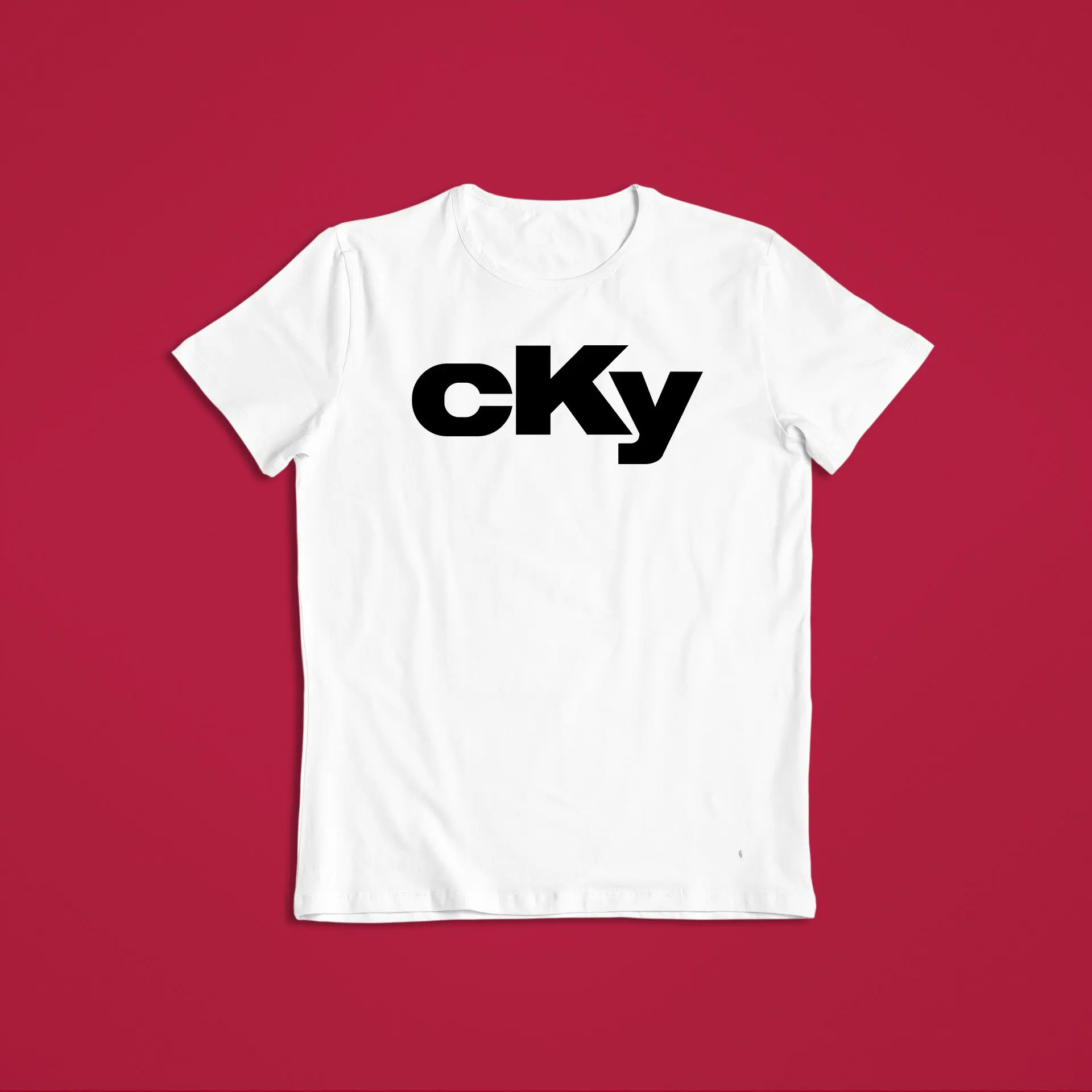 CKY Band Large Bam Margera Jackass Vtg Белый мужской топ Белая футболка Одежда Футболка Размер S-5XL