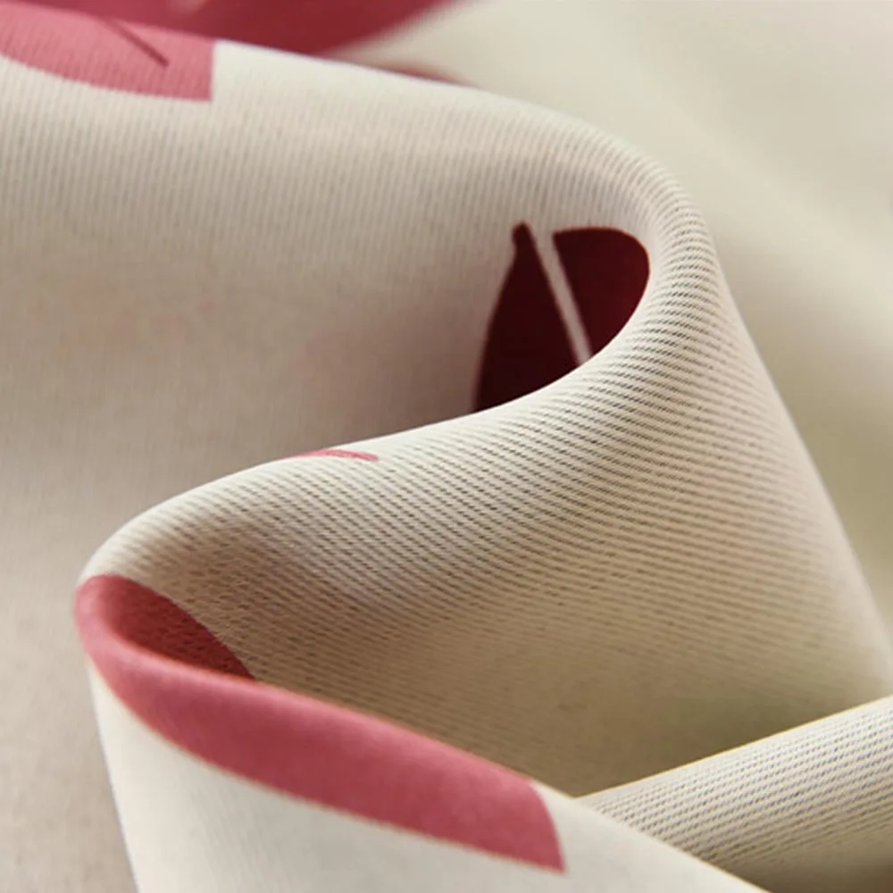 Затемняющие шторы с красными кленовыми листьями для гостиной спальни оконные