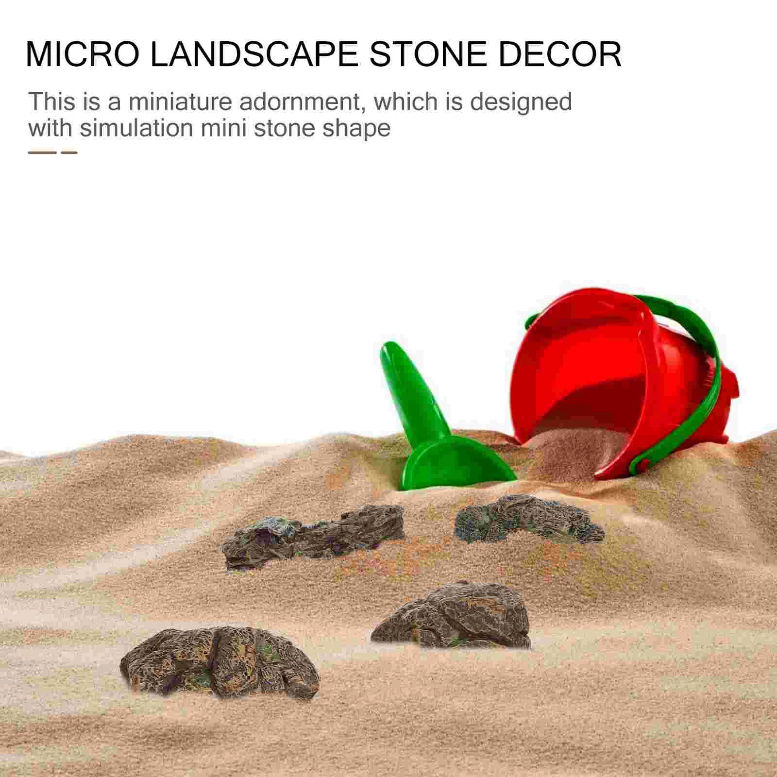 4 шт. террариумные каменные украшения декор для растений украшение имитации