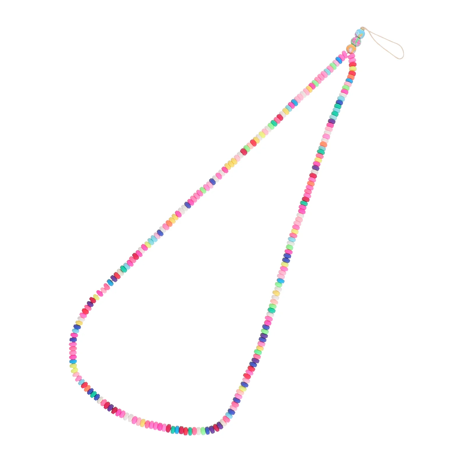 

Strap Chain Lanyard Charms Rope Wrist Beaded Charm Hanging Pendant Necklace Cute Cell Chains String Crystal Bead Detachable