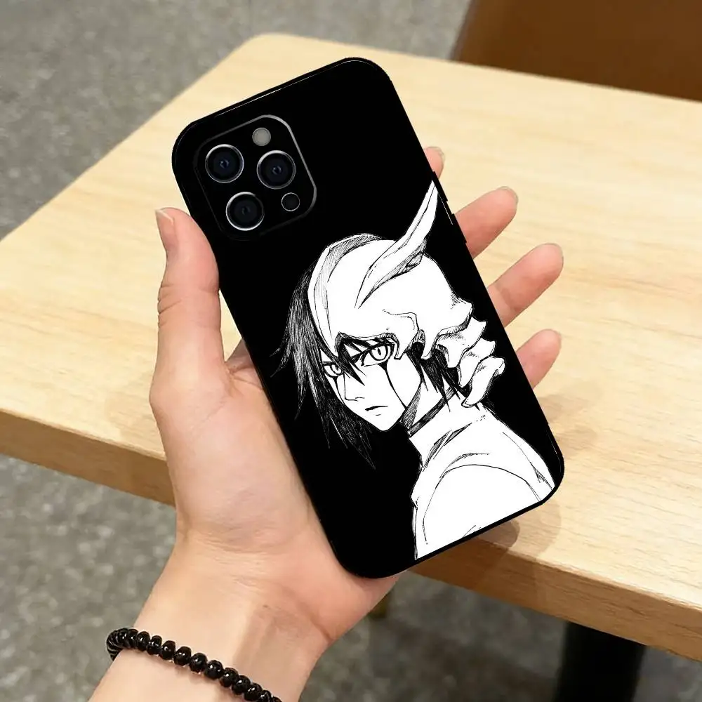 Фото Чехол для телефона Ulquiorra Cifer B-Bleach M-Manga для iPhone 17, 16, 15, 14, 13, 12, 11 Plus, Pro Max, XS, мягкий силиконовый, черный №2