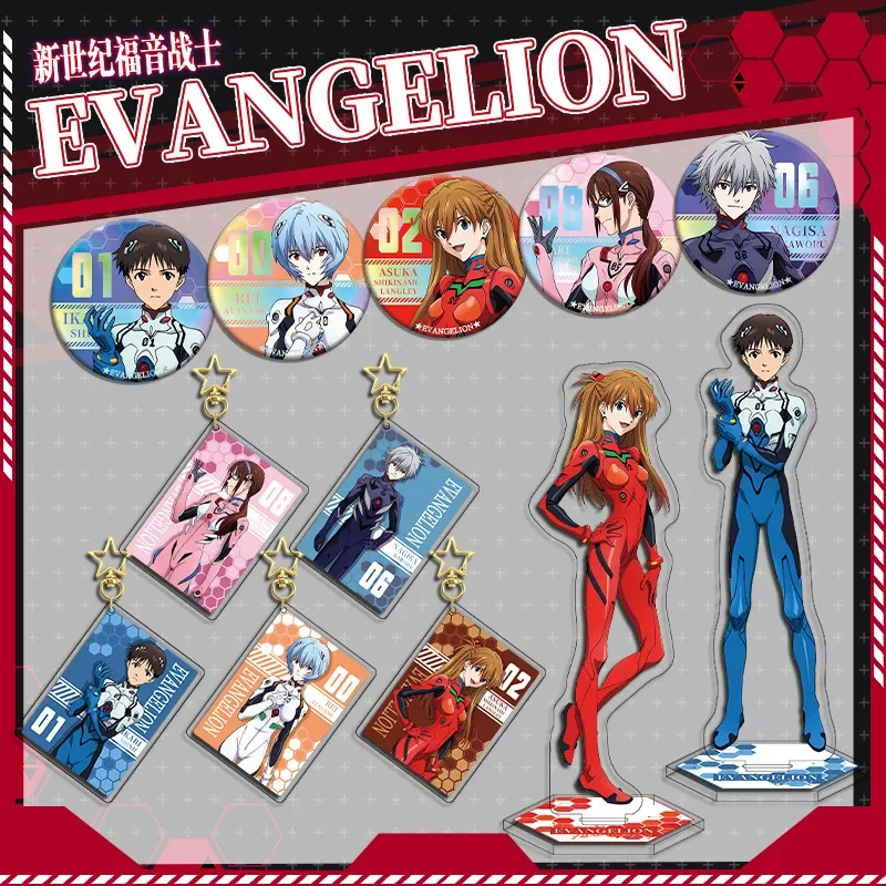 3 шт./компл. аниме EVA Ayanami Rei Asuka kawaii фигурки героев акриловая подставка модель