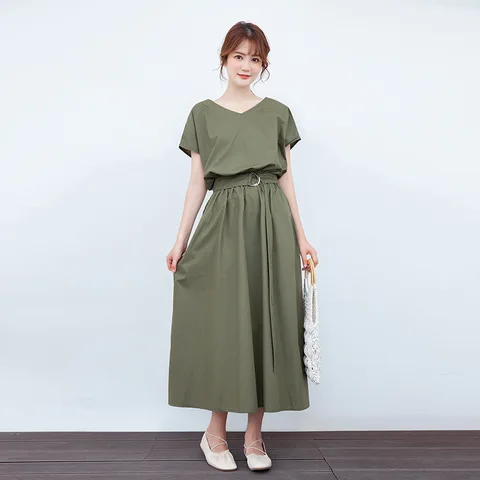 New 2023 Fashion Party Dress Elegant Dress Summer V-Neck Comfortable Commuting Wardrobe Elegant Pretty Dresses for Women