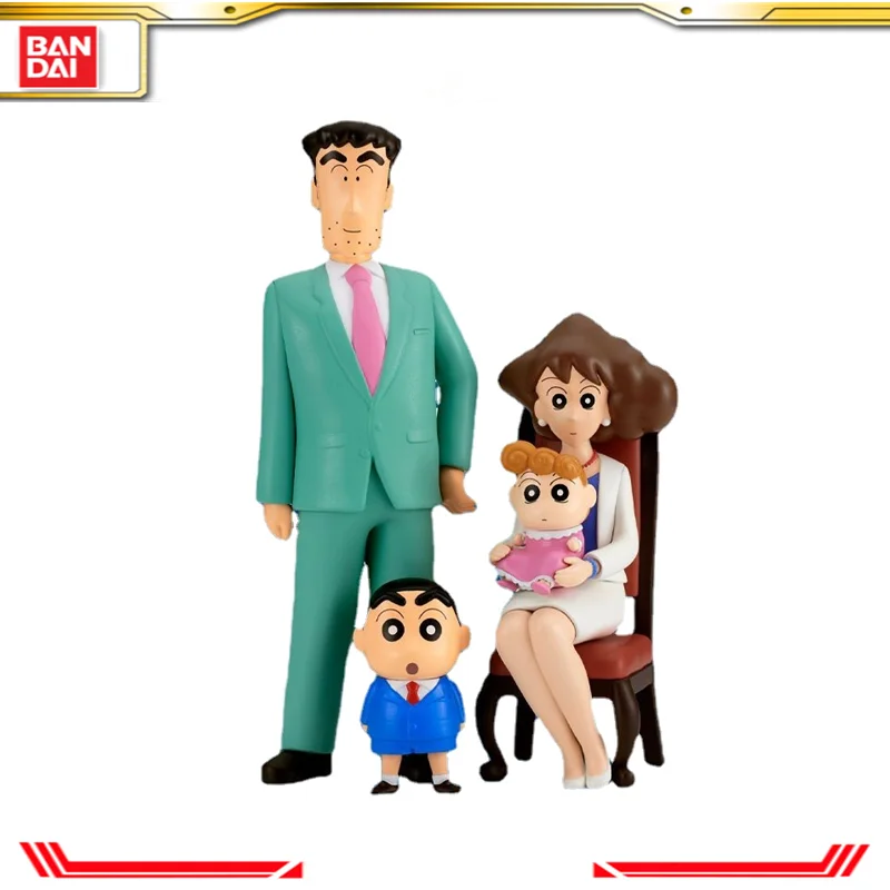

Bandai Crayon Shin-chan Nohara Family Figure Photo Vol.1 HIROSHI Nohara Shinnosuke Nohara Misae Nohara Anime Action Figures Toys