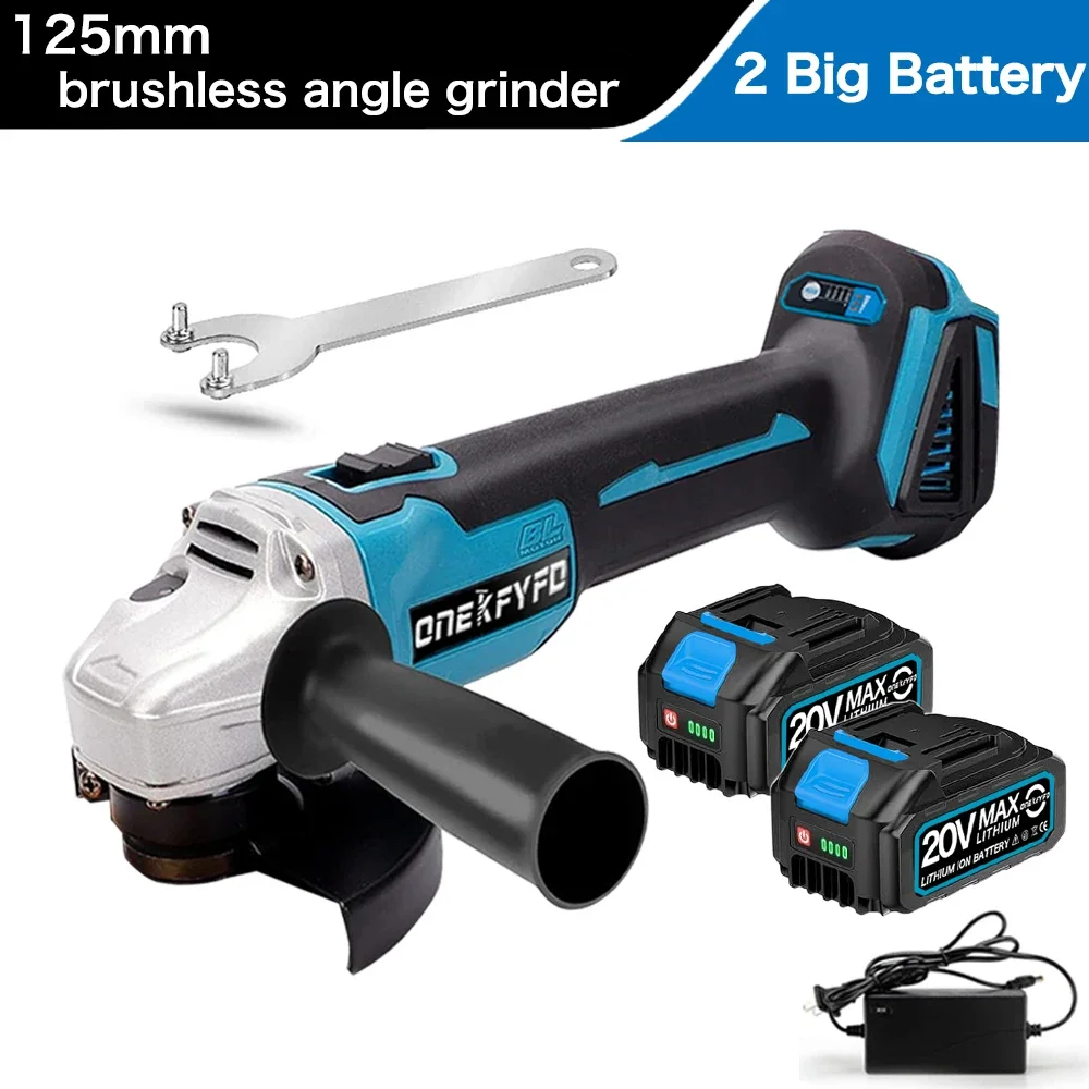 

ONEKFYFD Беспроводная угловая шлифмашина для Makita 18В