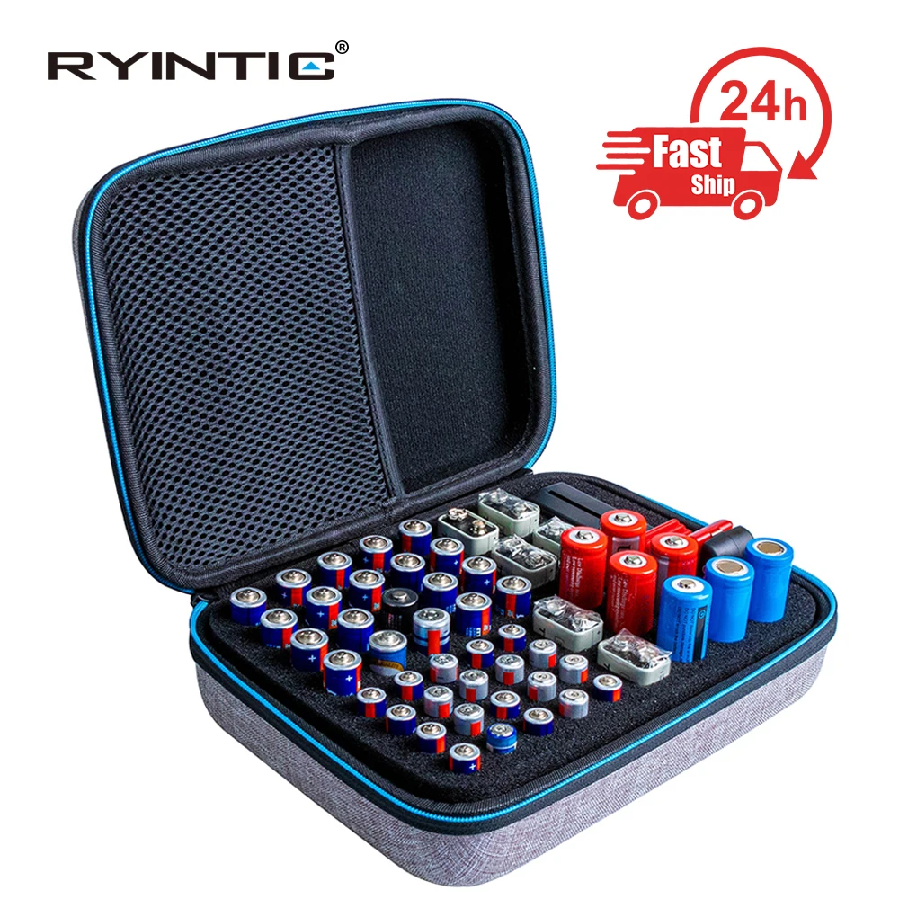 

Portable Hard EVA Protective aa/aaa/9V/18650 Battery Organizer Holder Storage Cas Box Container aa/aaa Bag With BT-168D Tester