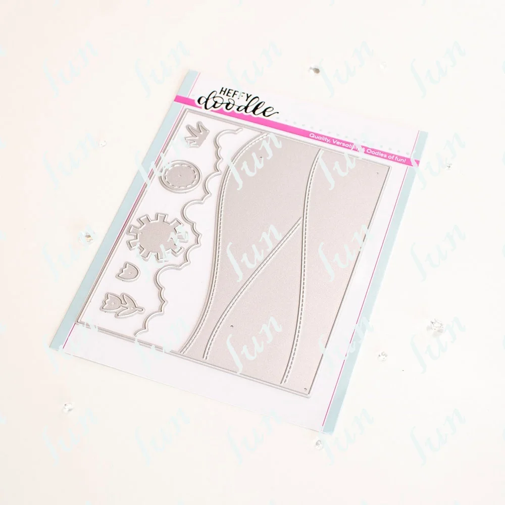 

DIY Rolling Hills Landscape 2022 New Paper Craft Metal Cutting Dies Molds Making Scrapbooking Cut Die Knife Mould Punch Stencils