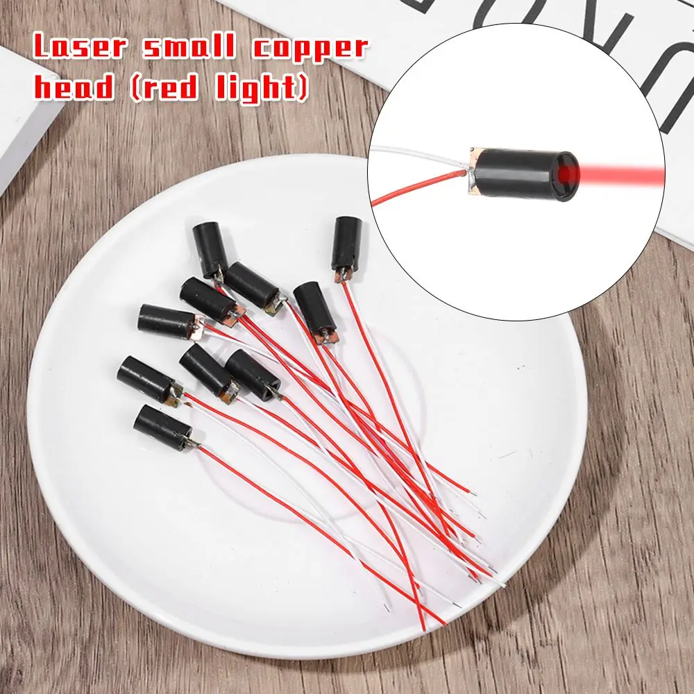 5/10 шт. мини-красный прицел с медной головкой лазерные диоды регулируемые лазеры