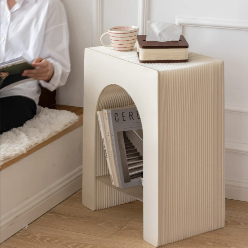 

LLSide Cabinet Small Coffee Table Entry Luxury Home Creative Mini Side Table Bedside Supporter Small Table