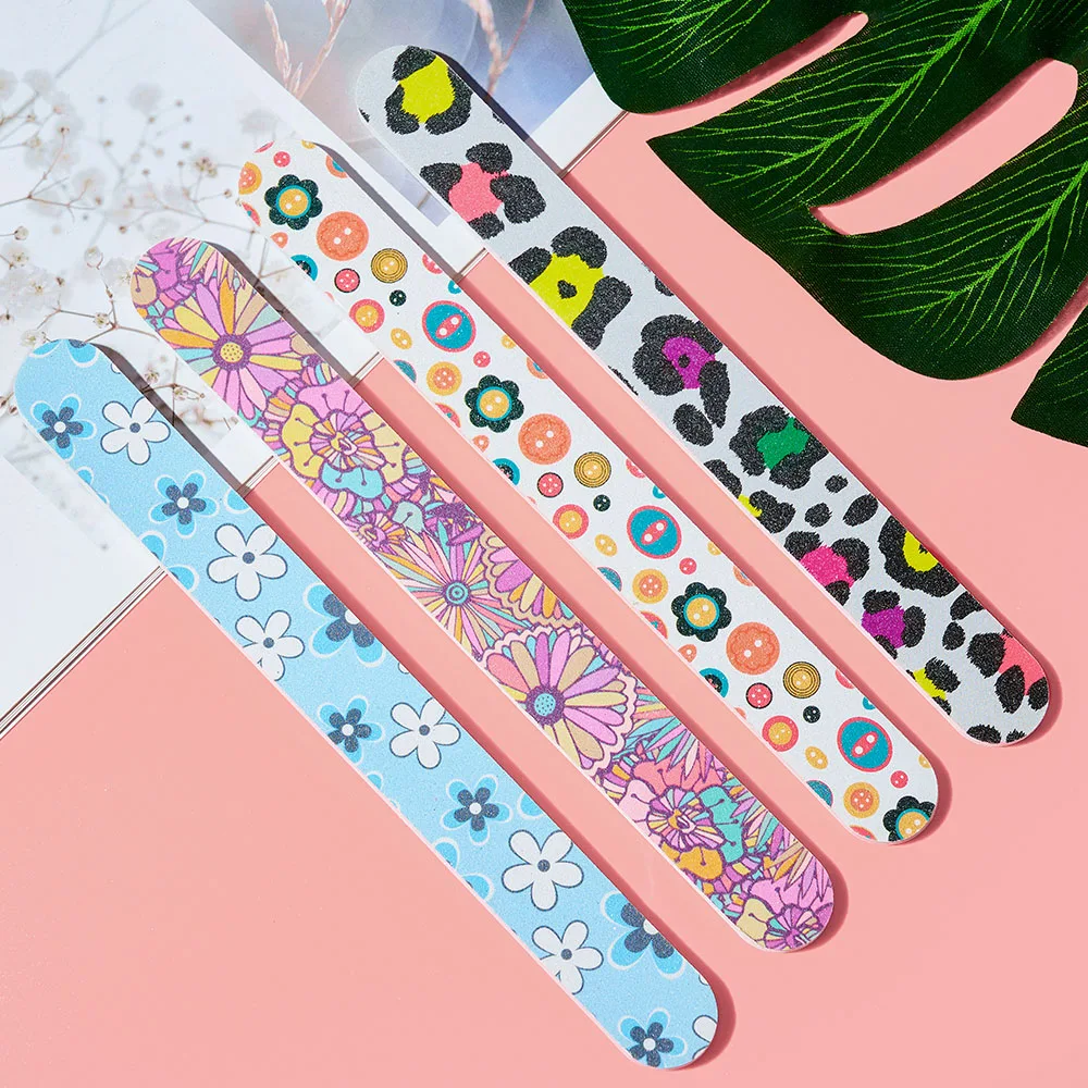 

10pcs Emery Nail File Acrylic Buffer Nail File Blocks Colorful Sponge Nail Polish Sanding Buffer Strips DIY Manicure Accessories