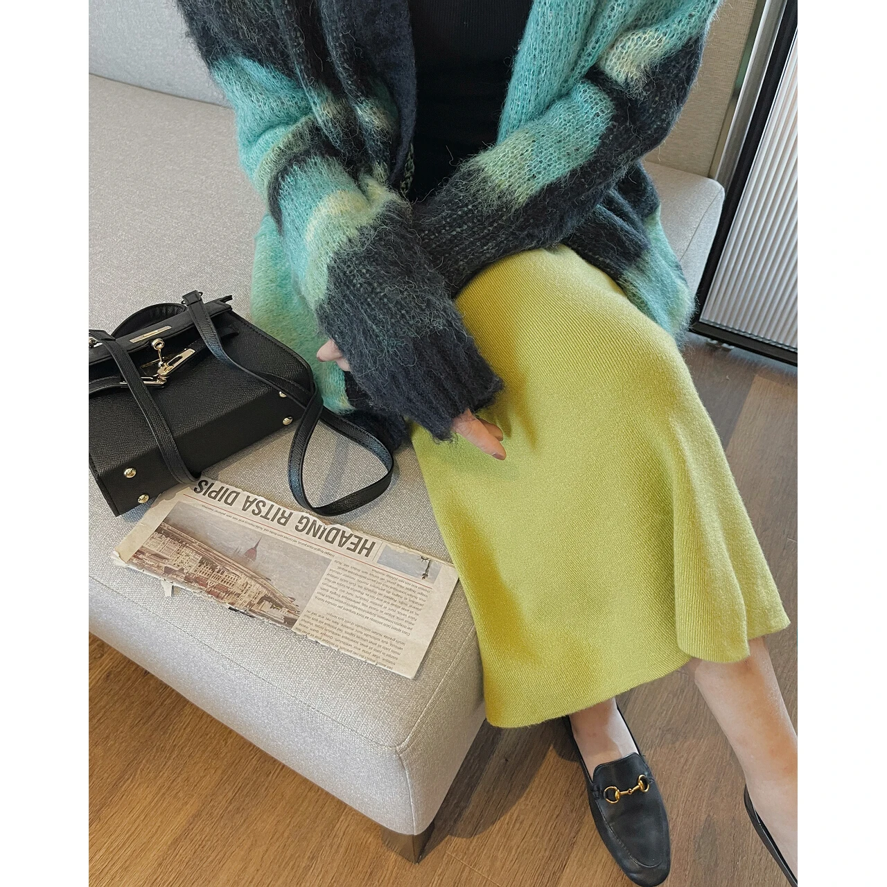 2022 женский тонкий длинный вязаный свитер-юбка миди Y2k комплекты одежды Za Oem